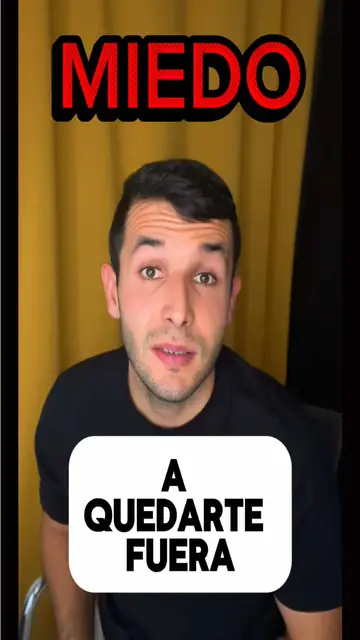 Florian con el texto «Miedo a quedarte fuera»