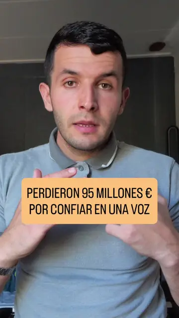 Florian con el texto «Perdieron 95 millones € por confiar en una voz»
